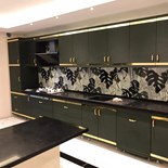 Siyah Paslanmaz Gold Mutfak - 2
