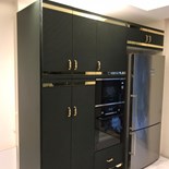 Siyah Paslanmaz Gold Mutfak - 3